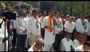 आमदार सुनील शेळके यांच्या वादग्रस्त वक्तव्याच्या निषेधार्थ भाजप मावळ तालुक्याच्या वतीने भाजपाचा निषेध मोर्चा.